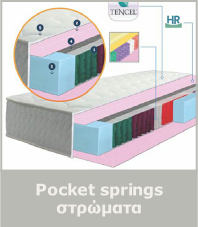 Pocket springs στρώματα